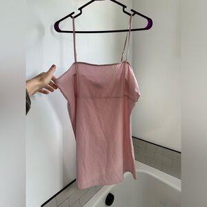 size medium pink Free People slip dress